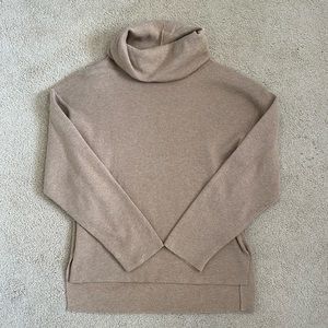 Camel Cowl-neck sweater